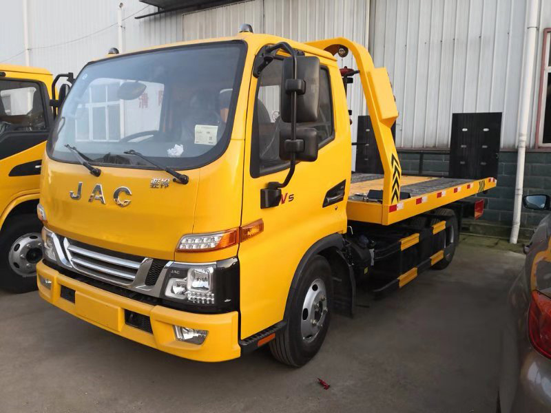 江淮駿鈴V5藍(lán)牌清障車(chē)一拖二