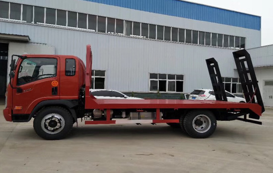 【國六】大運小黃牌單橋平板車