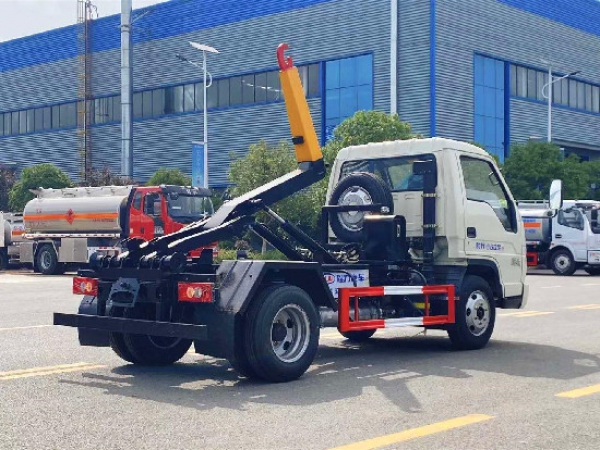 國六福田小卡3方車廂可卸（鉤臂式垃圾車）