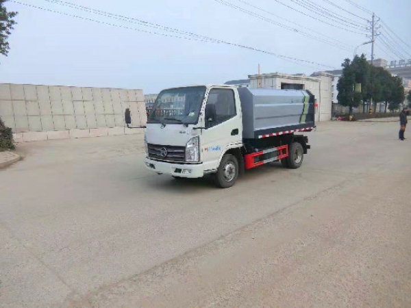 凱馬國六藍牌4方自裝卸（掛桶）式垃圾車