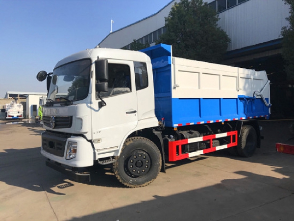 國六東風(fēng)153壓縮對接翼展自卸垃圾車