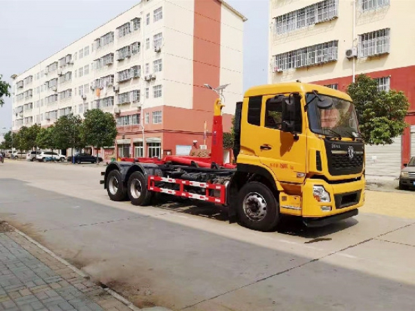 東風天龍國六20~25方車廂可卸（鉤臂）式垃圾車