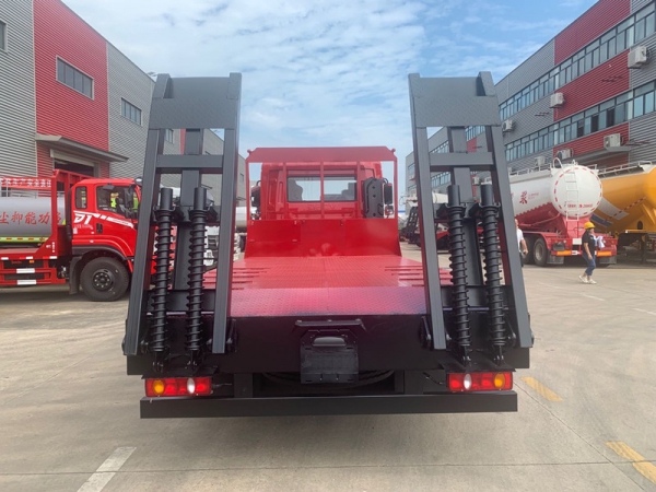 國六東風D3V平板拖車