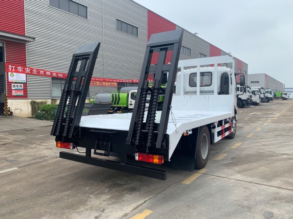 陜汽軒德X9單橋平板拖車