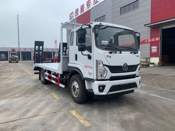 陜汽軒德X9單橋平板拖車