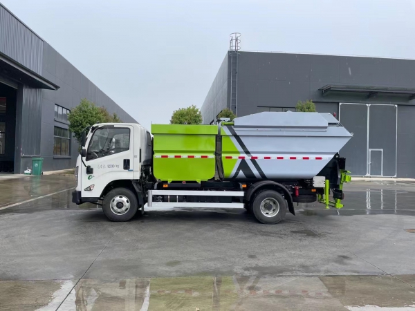 江鈴雙倉垃圾車，垃圾分類運輸車