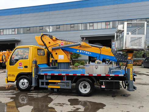 28米慶鈴五十鈴藍(lán)牌直臂高空作業(yè)車